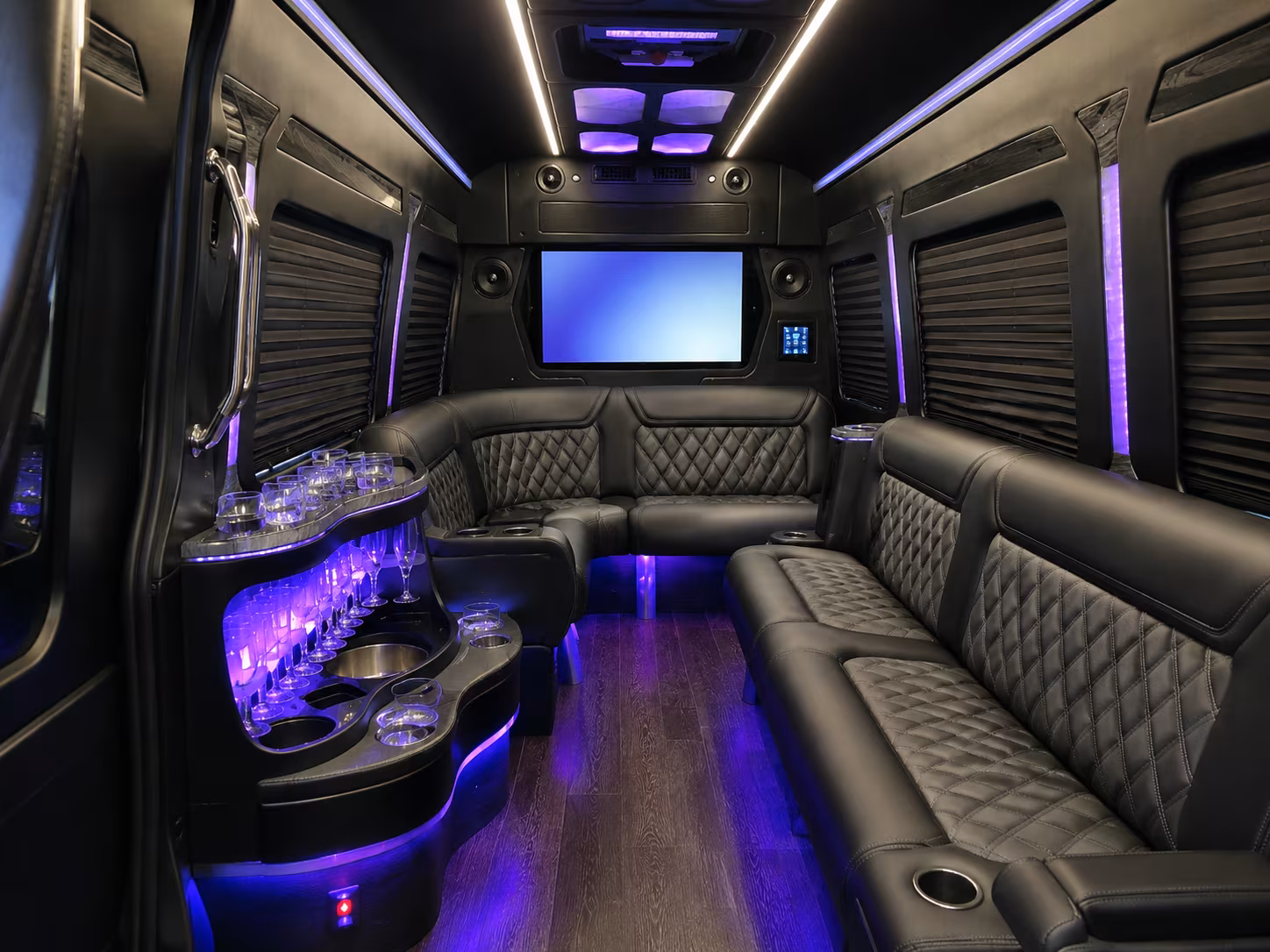 Wichita Airport Shuttle & Transportation party bus exterior
