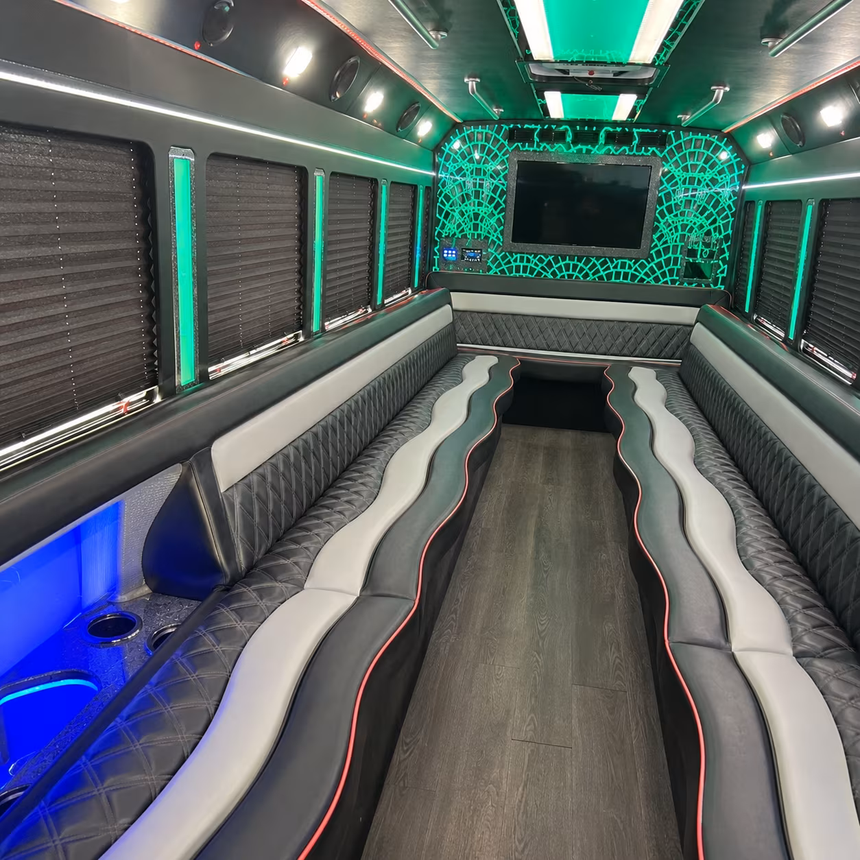 Wichita Bachelor & Bachelorette Transportation party bus exterior