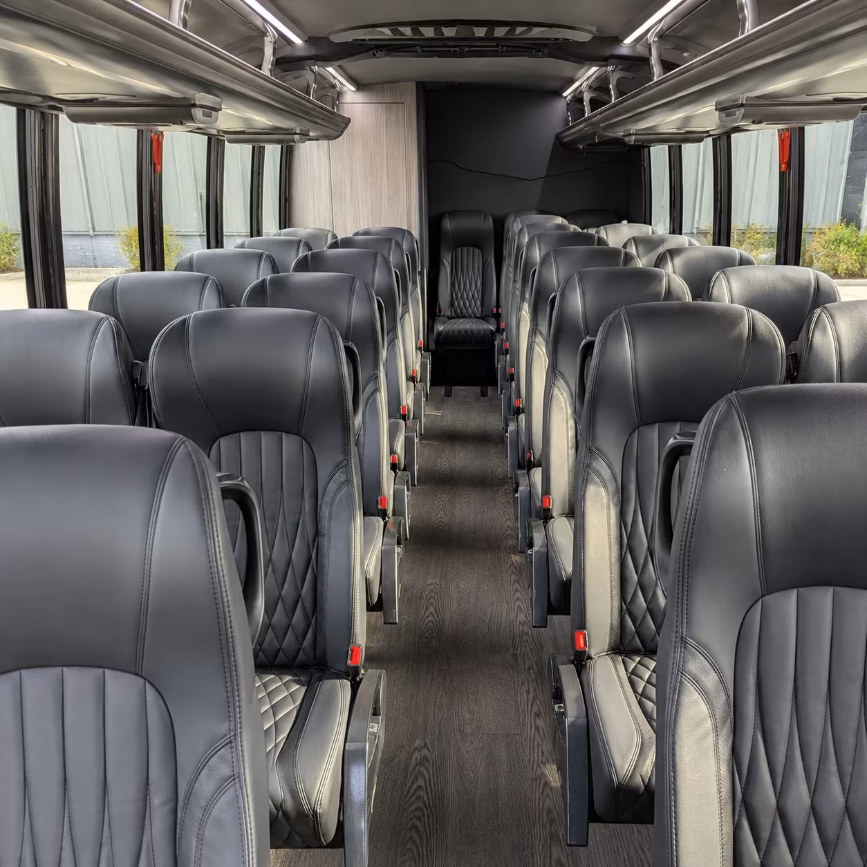 Wichita Corporate Transportation party bus interior