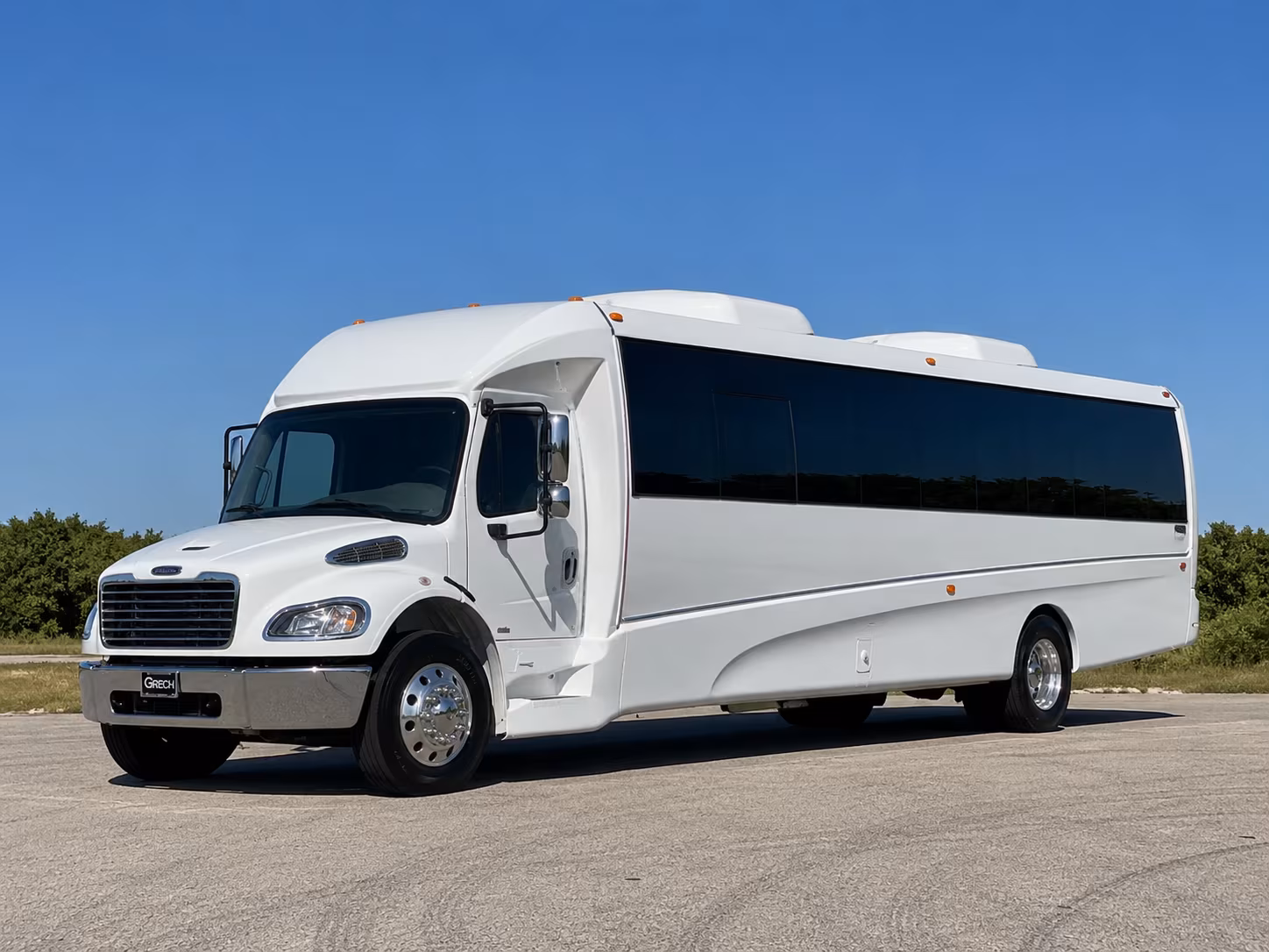 Wichita Private Event Transportation party bus exterior
