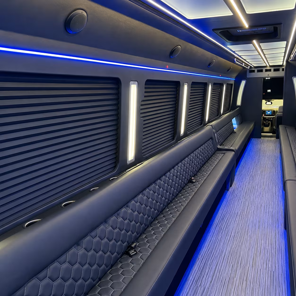 Wichita Private Event Transportation party bus exterior
