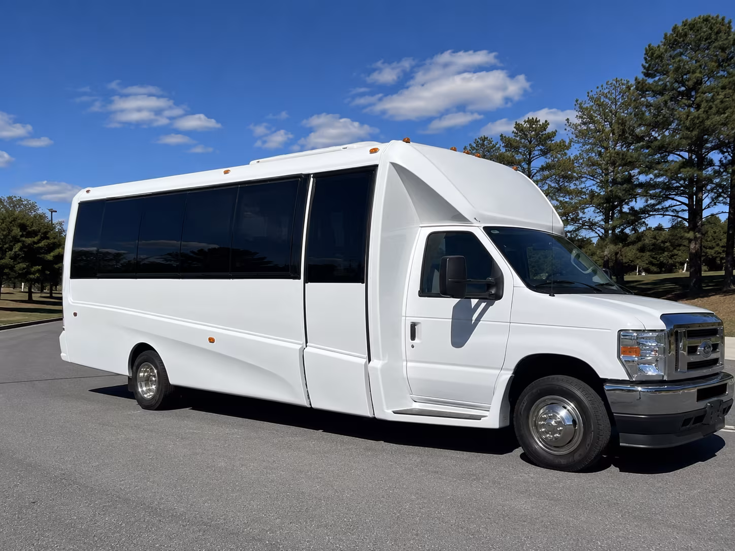 Wichita Private Event Transportation party bus exterior