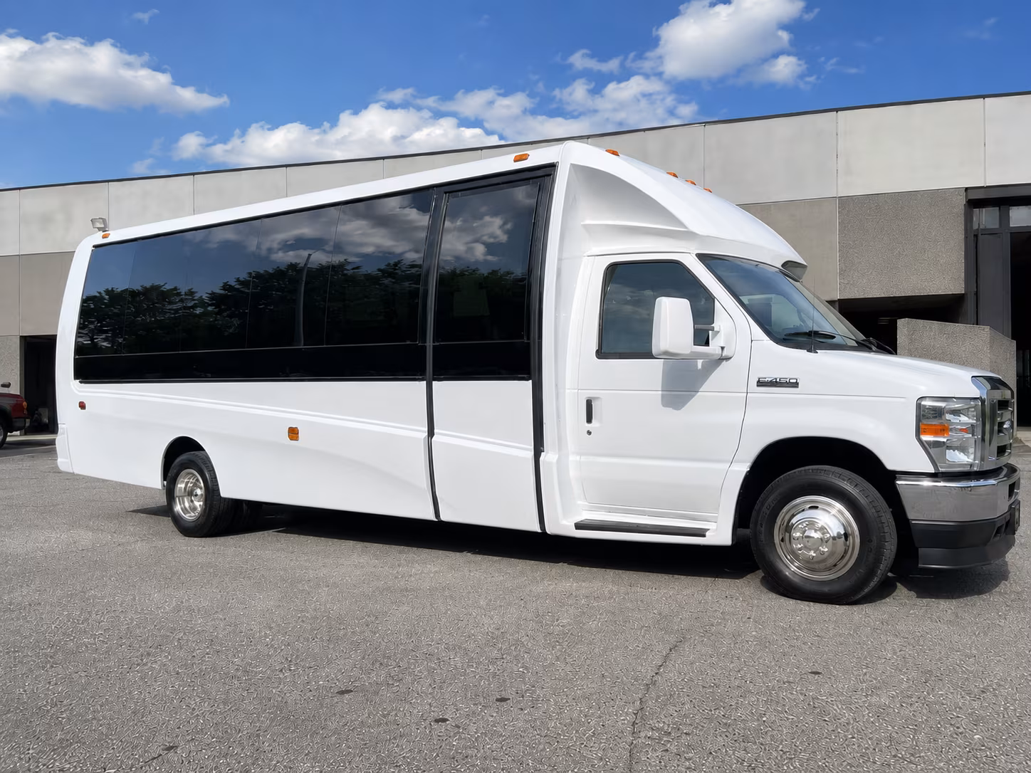 Wichita School Event Transportation party bus exterior