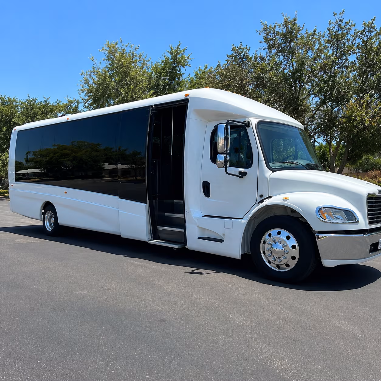 Wichita School Event Transportation party bus interior