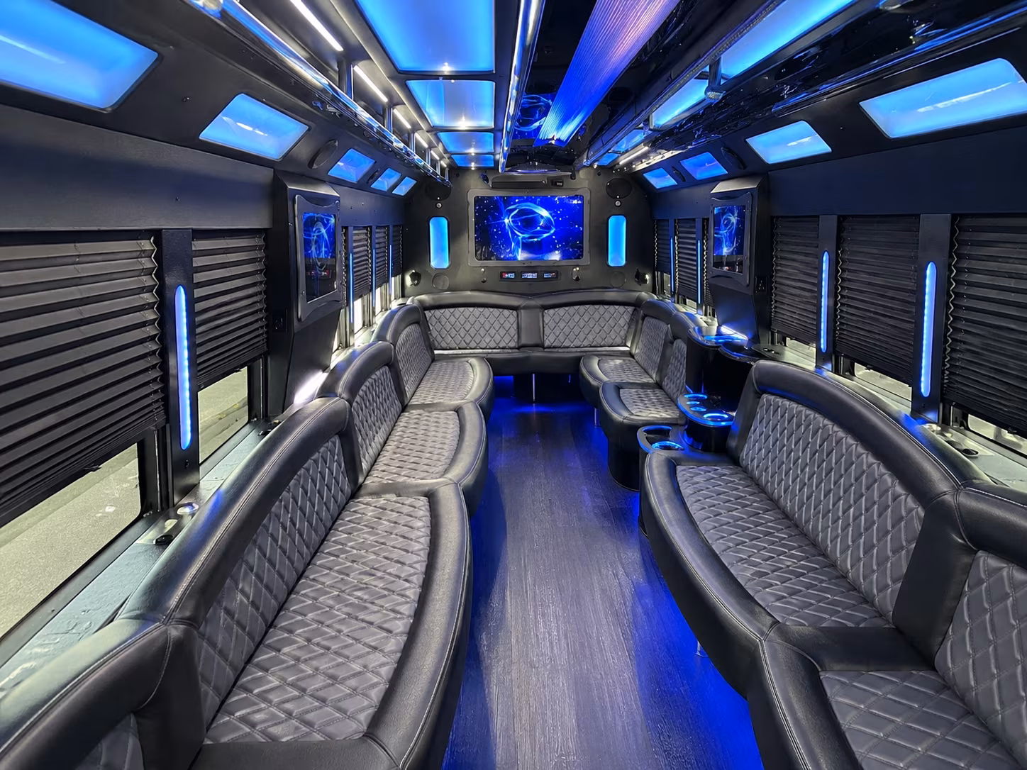 Wichita Sporting Event Transportation onboard seating
